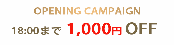 オープニング割引キャンペーン